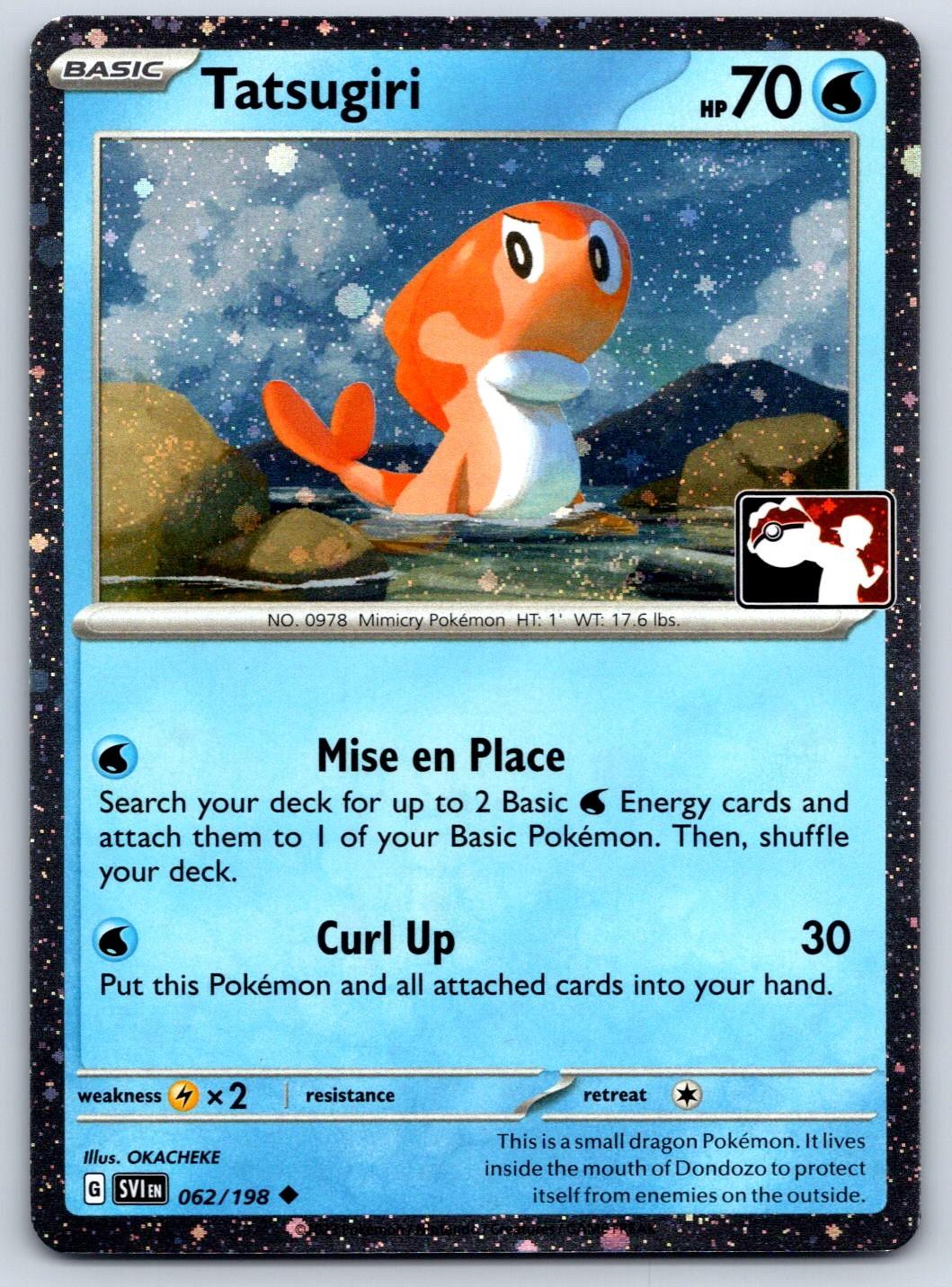 Scarlet & Violet Tatsugiri [Prize-Pack] Pokémon card